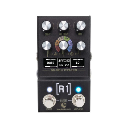Walrus Audio MAKO Series MKII R1 High-Fidelity Stereo Reverb Guitar Effects Pedal