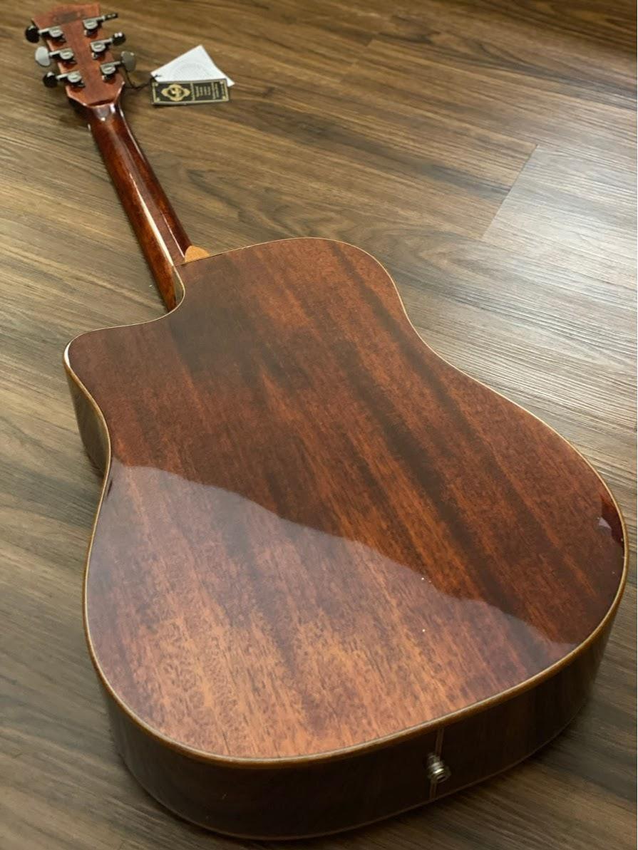 SQOE Spain S370 FG Acoustic guitar with solid top in Sunburst