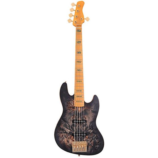 Sire Marcus Miller V10 5 String Bass Guitar in Trans Black Satin