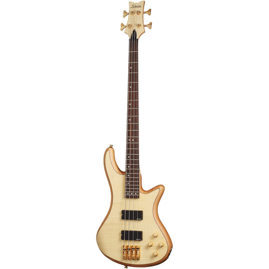 Schecter Stiletto Custom-4 Electric Bass in Natural Satin