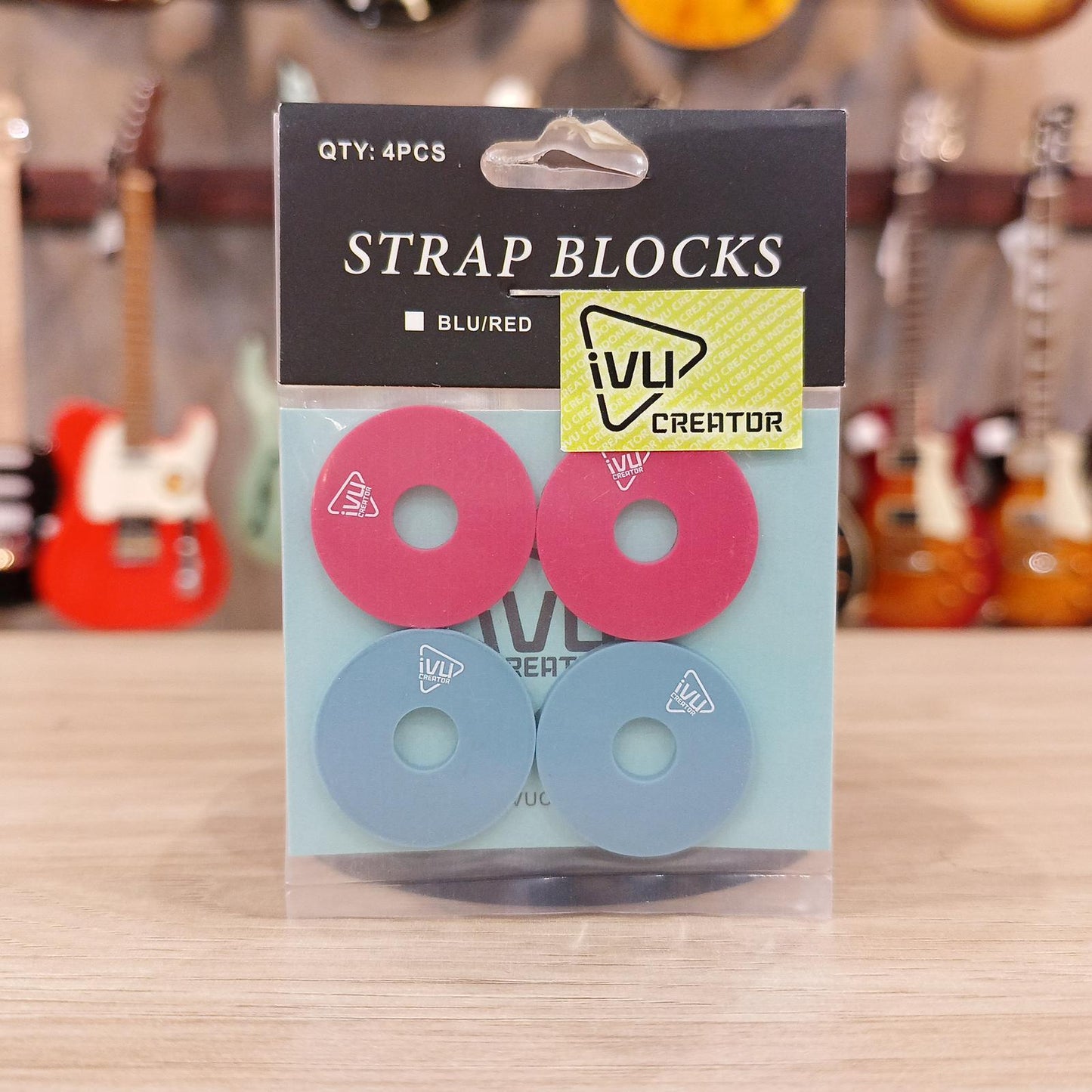 Ivu creator Strap Blocks in Blue and Red