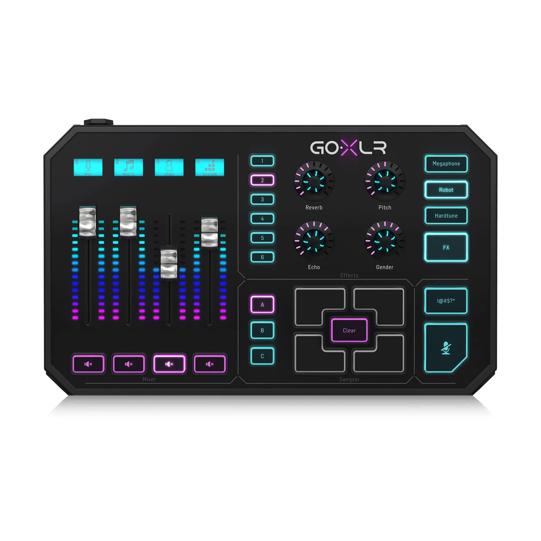 TC Helicon Go XLR Online Broadcaster Platform with 4-Channel Mixer