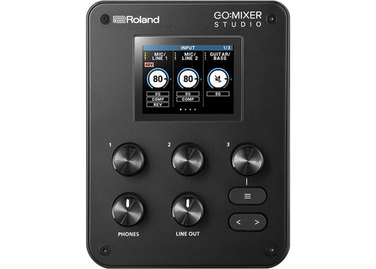 Roland GO Mixer Studio USB Audio Mixer/Interface