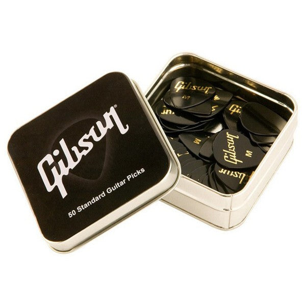 Guitar Pick Gibson Standard Pick Tin in Heavy Black