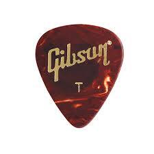 Guitar Pick Gibson Standard Pick Pack Thin in Tortoise - 12 Pack