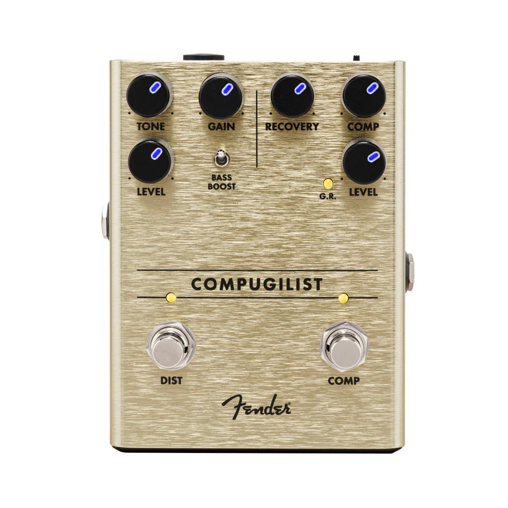 Fender Compugilist Compressor/Distortion Guitar Effects Pedal ...