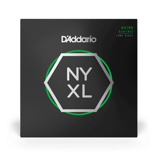 D'Addario NYXL4095 NYXL Bass Strings, ( 4 STRING ) Long Scale, Super Light, 40-95