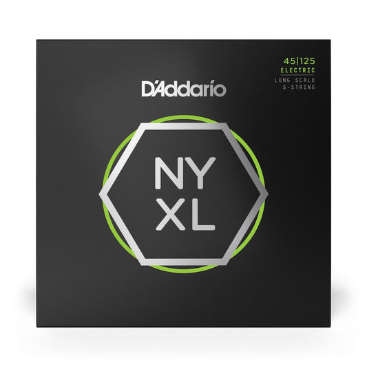 D'Addario NYXL45125 5-String Bass Strings - 45-125 Long Scale