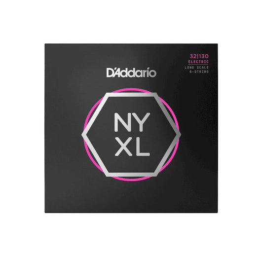 D'Addario NYXL32130 NYXL 5-String Bass Strings, Long Scale, Regular Light, 32-130