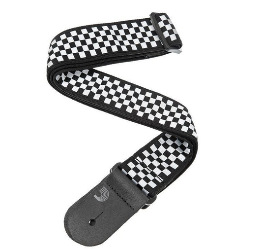 D'Addario West Coast Guitar Strap Collection 50C02 Check Mate