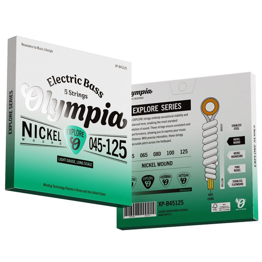 Explore Olympia Bass String XP-B45125 Sound Nickel Wound 045-125