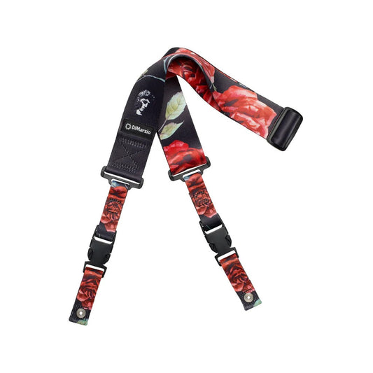 DiMarzio DD2246 Polyphia Floral Muse ClipLock Guitar Strap in Black