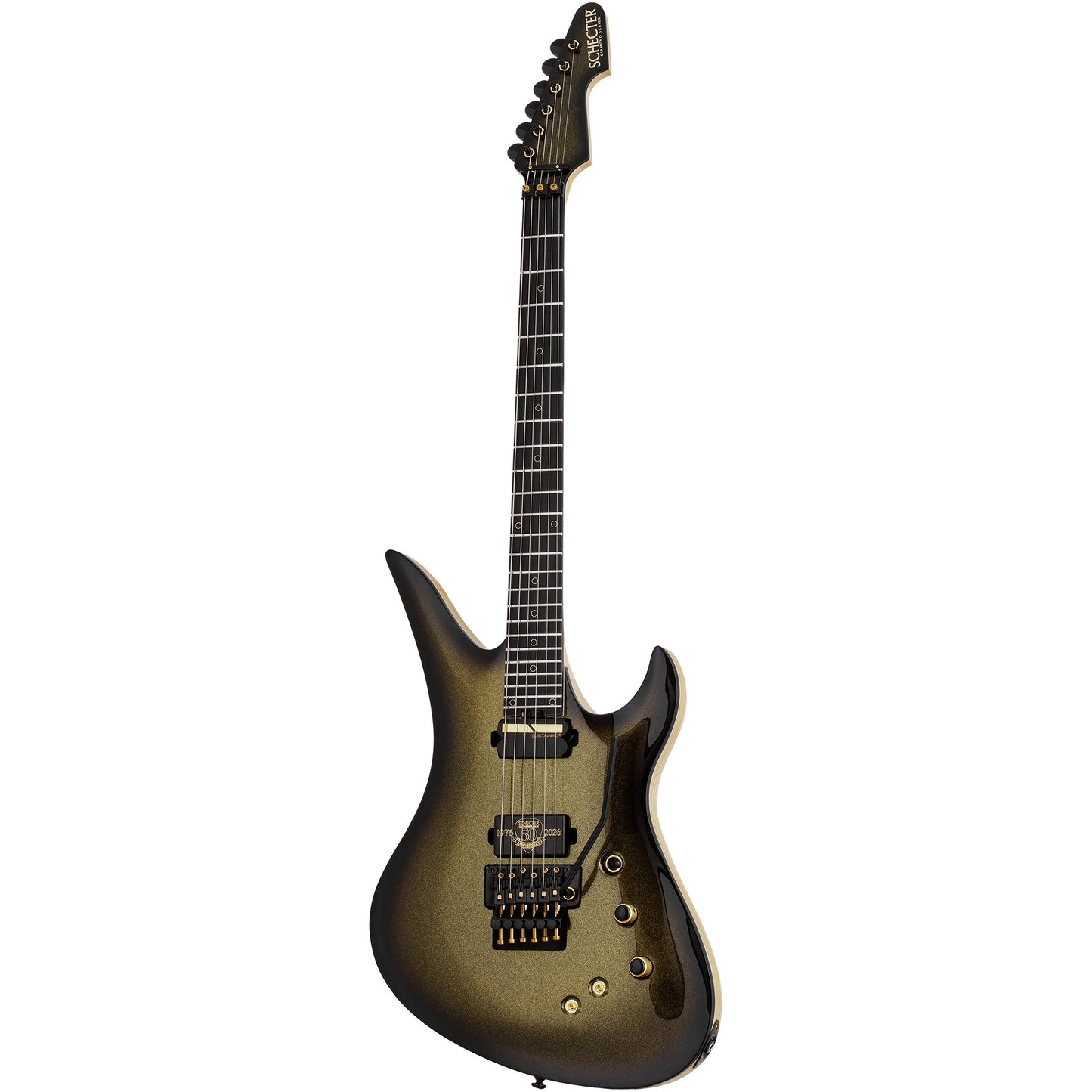 Schecter Avenger FR-S 50th Anniversary in Gold Burst