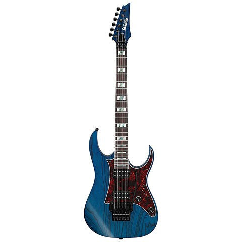 Ibanez Prestige RG653DX-TDF Electric Guitar w/Case In Transparent Deep Blue Flat F2533897