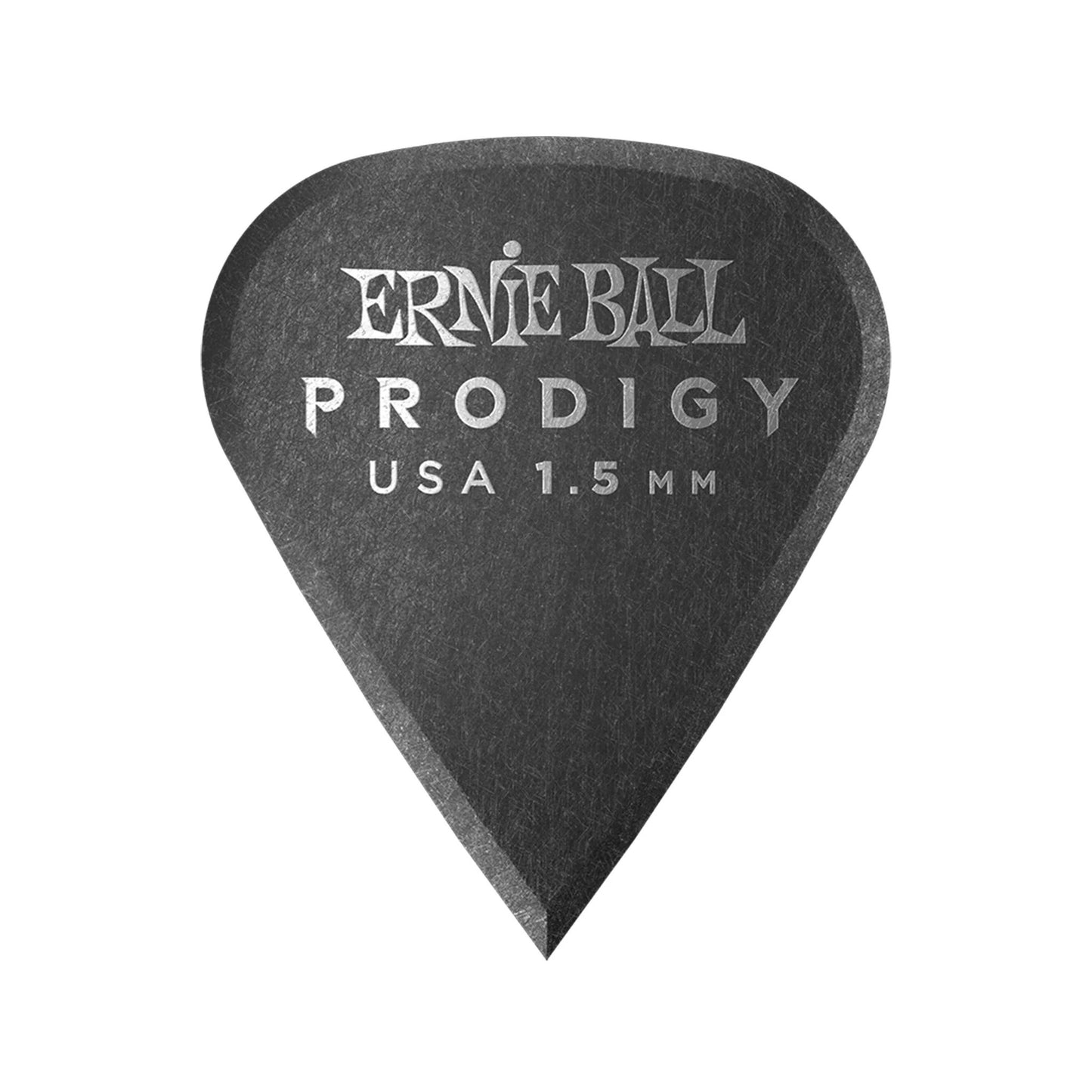 Ernie Ball Mini Prodigy 1.5mm Guitar Picks, Black, 6-Pack