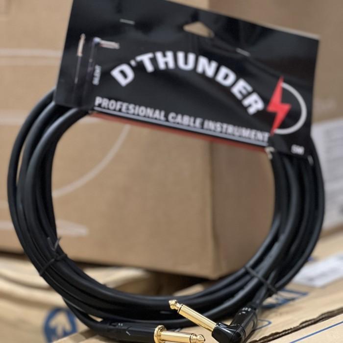 Thunder Professional Instrument Cable Angled with Silent Plug 5M