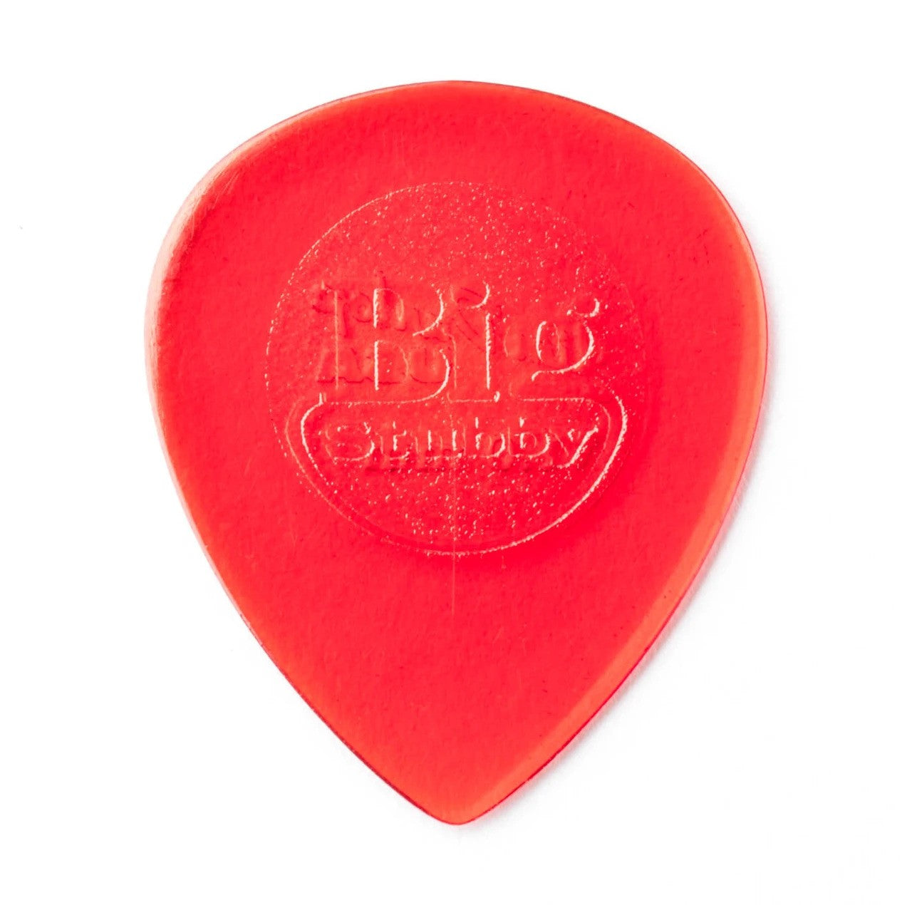 Jim Dunlop Dunlop Big Stubby Guitar Picks (475P) - Red 1.0mm - Pack of 6