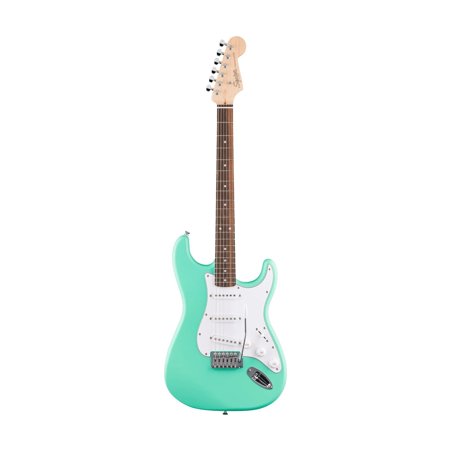 Squier Debut Series Stratocaster HSS with Laurel FB in Sea Foam Green