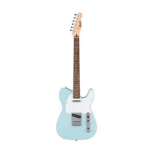 Squier FSR Sonic Telecaster Electric Guitar w/White Pickguard Laurel FB in Daphne Blue