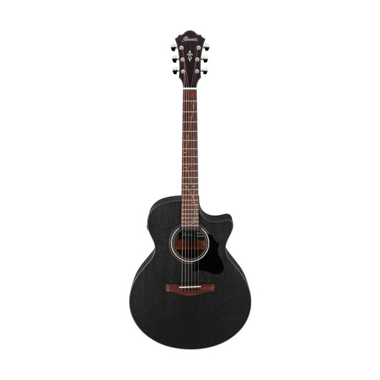 Ibanez AE295-WK Acoustic Guitar in Weathered Black