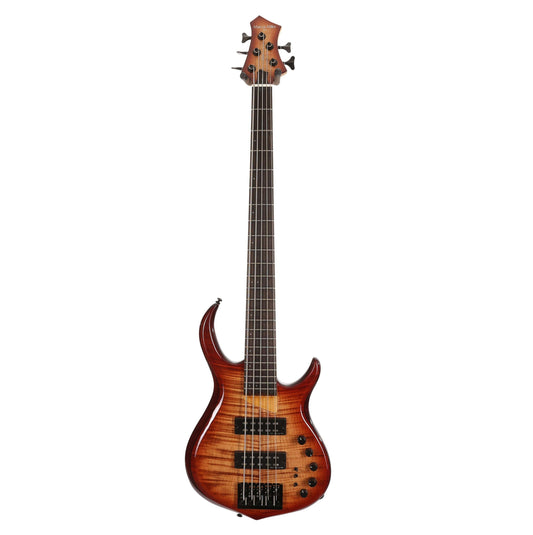 Sire Marcus Miller M7-5 ST 2nd Gen + Solid Flame in Brown Sunburst