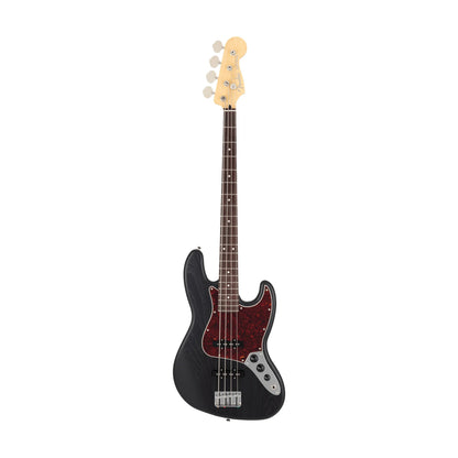 Fender MIJ Limited Jazz Bass with RW FB in Raw Ash Black JD25016284