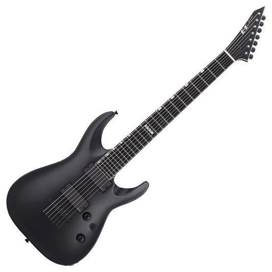 ESP E-II Horizon NT-7B Hipshot in Black satin