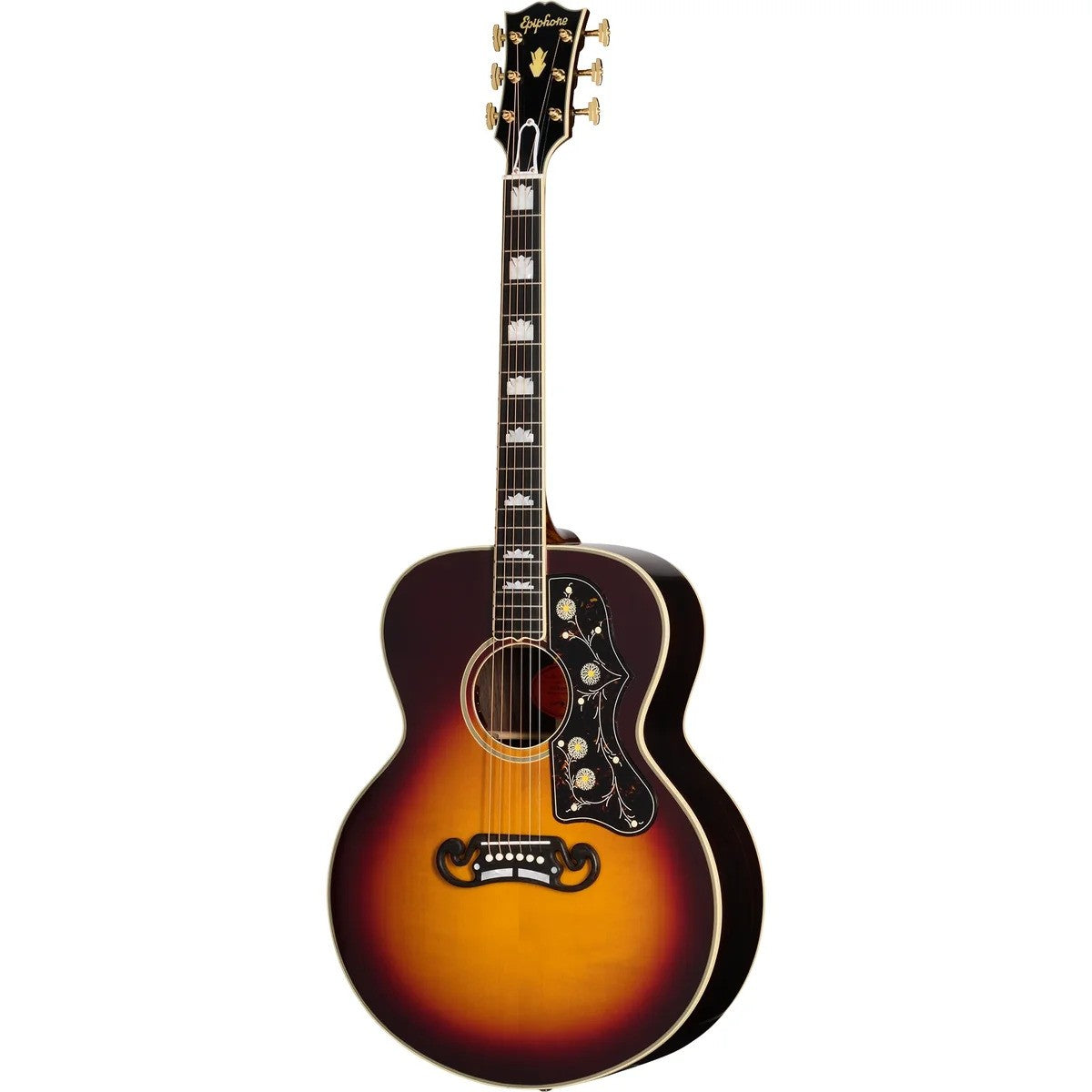 Epiphone Pre-war SJ-200 Rosewood Reissue Acoustic-electric Guitar in Vintage Sunburst