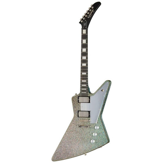 Epiphone Lzzy Hale Explorer Custom in Black Diamond Holographic Sparkle