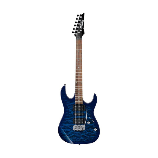Ibanez Gio GRX70QA-TBB in Transparent Blue Burst
