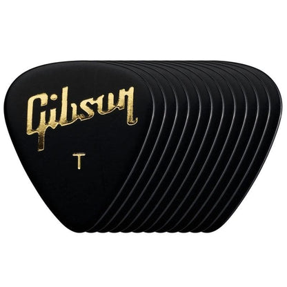 Pick gibson Standard Picks, 12 Pack in Black