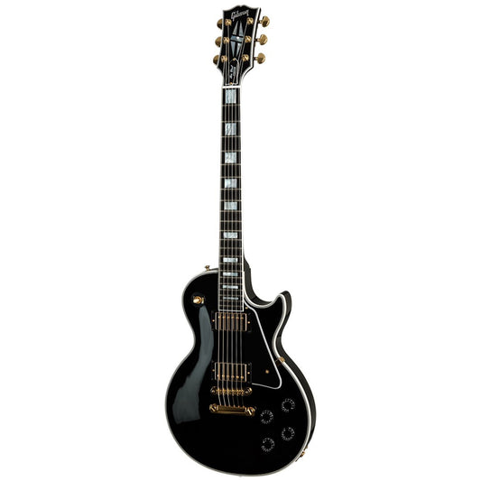 Gibson Les Paul Custom Ebony Fingerboard Gloss Ebony w/ Case CS