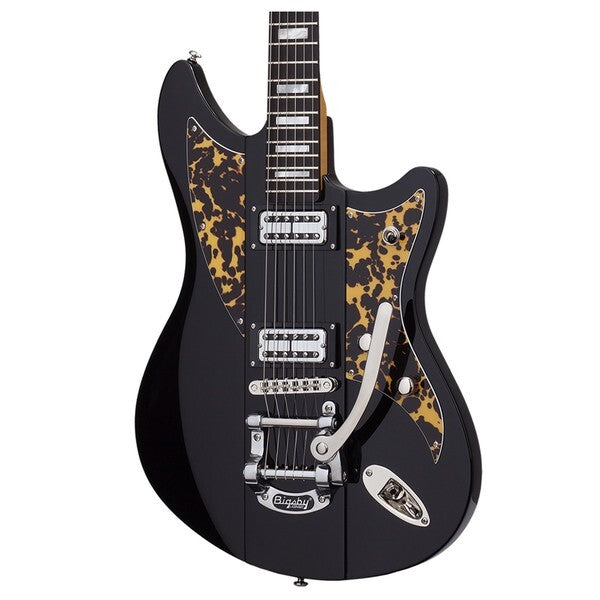Schecter Spitfire Solid-Body in Black Leopard