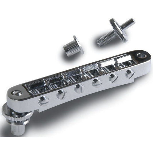 Gibson PBBR-030 Nashville Tune-O-Matic w/ Full Assembly in Chrome