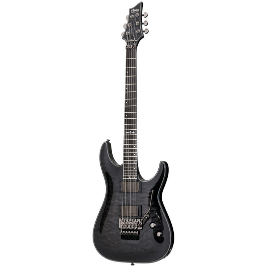 Schecter Hellraiser Hybrid C-1 FR TBB with Floyd Rose in Trans Black