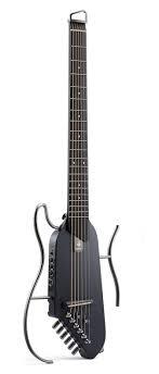 Donner HUSH-I Silent Guitar In Black w/Bag