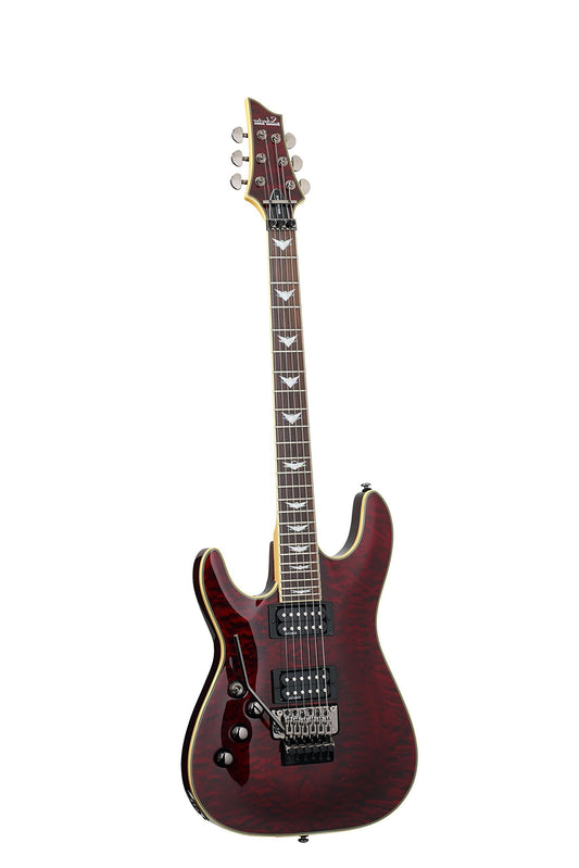 Schecter Omen Extreme-6 FR Left Hand in Black Cherry