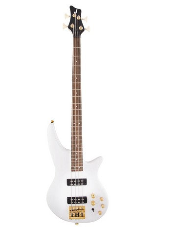 Jackson JS Series Concert Bass JS3 with Amaranth FB in Snow White