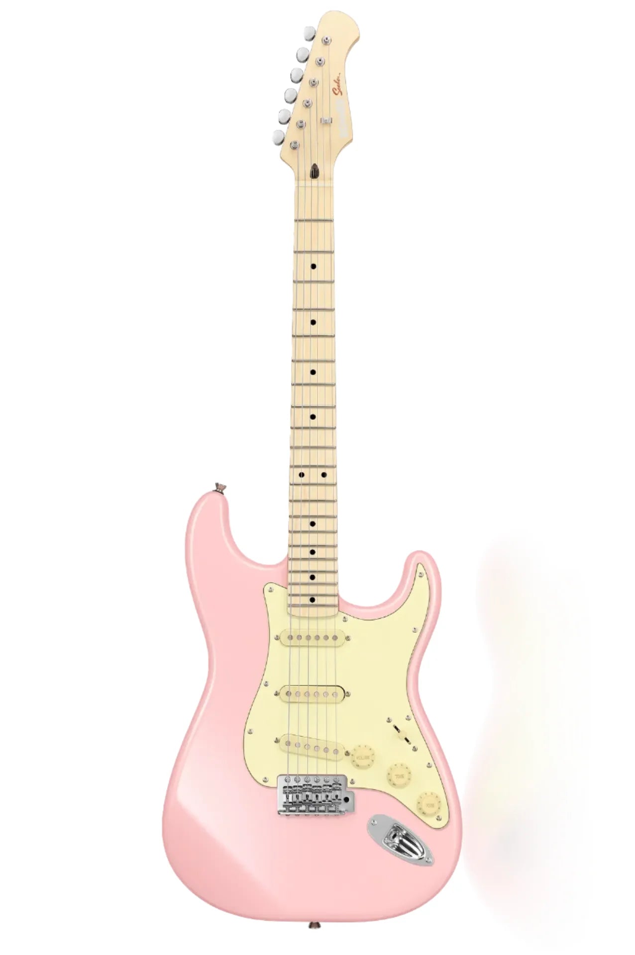DONNER DST-600 Shell Pink With Bag Electric Guitar