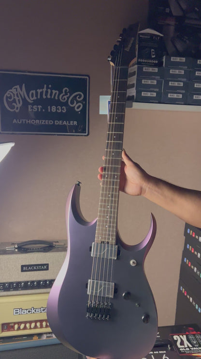 Ibanez RGD3121 w/Case in Polar Lights Flat F2404073