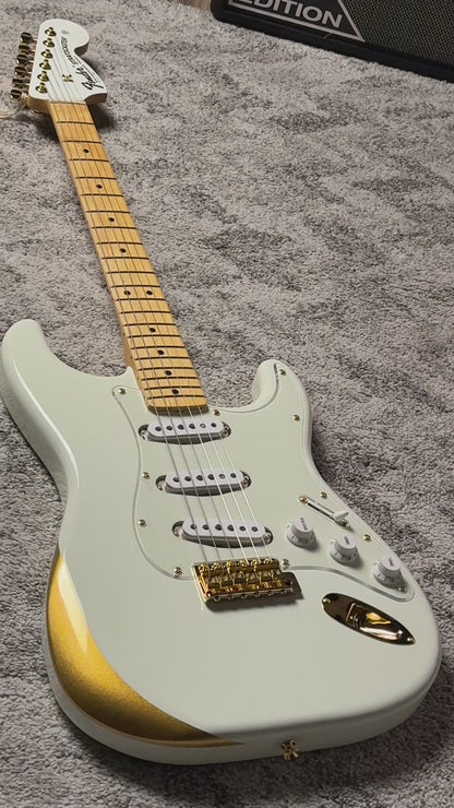 Fender Japan Ken Stratocaster Experiment No. 1 with Maple FB in White JD23027580