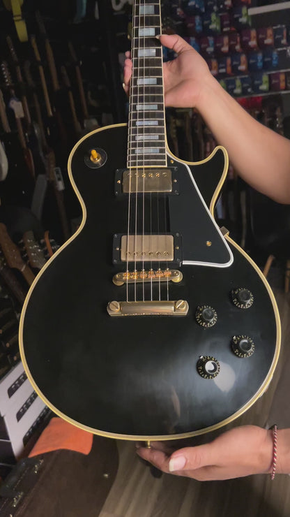 Gibson 1957 Les Paul Custom Reissue VOS - Ebony 2-Pickup 74639