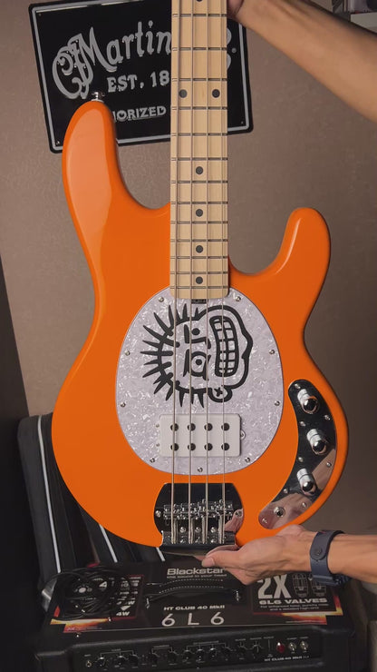 Sterling by Music Man Mike Herrera StingRay Bass in Orange Creamsicle