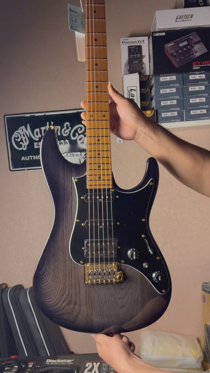Ibanez Prestige AZ2204AG-TGB w/Case in Transparent Gray Burst F2533517