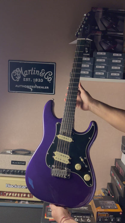 Schecter MV-6 with Ebony Fingerboard in Metallic Purple IM25051602