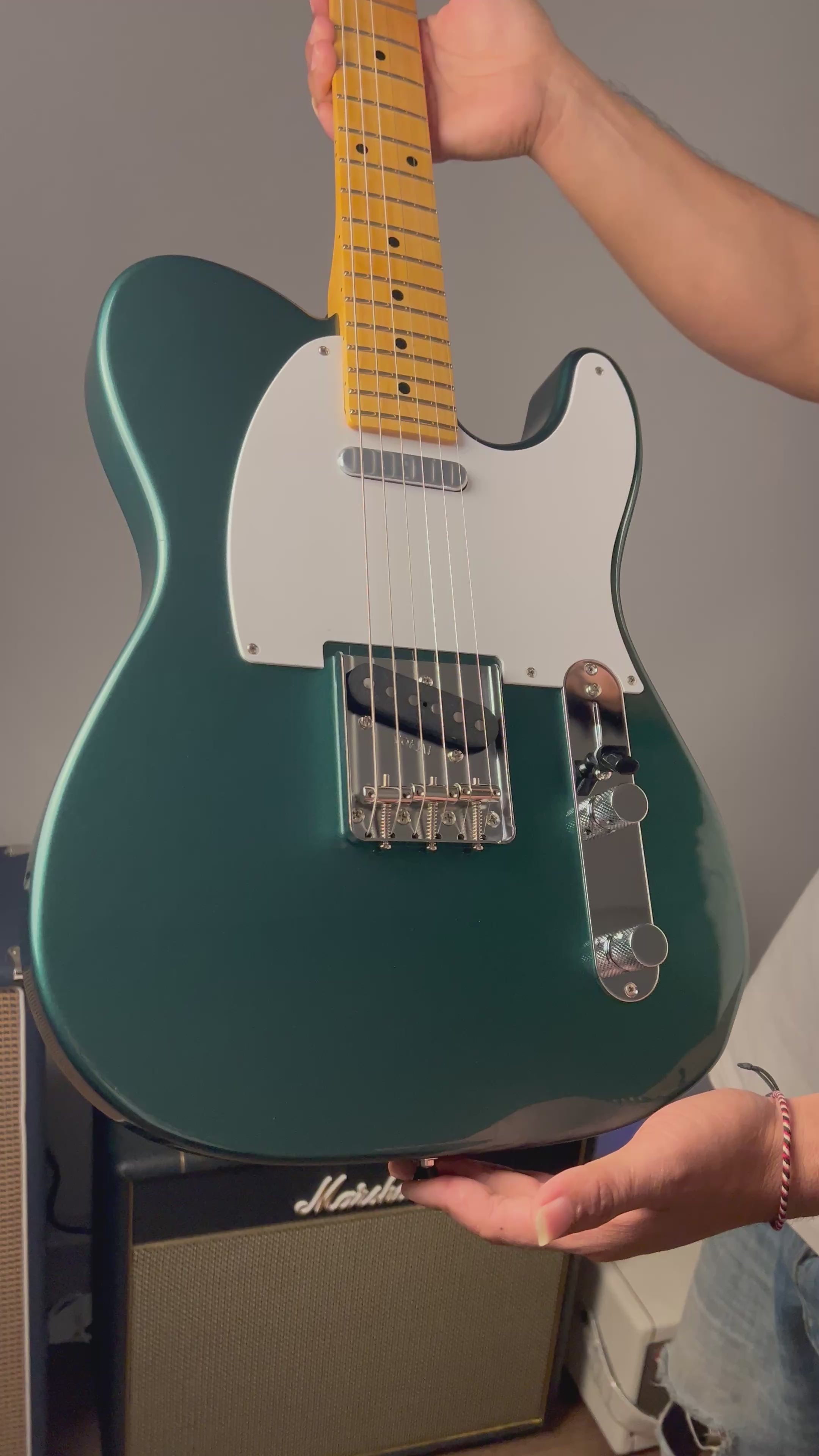 Tokai Japan ATE-102/M Breezysound Japan in Sherwood Green Metallic