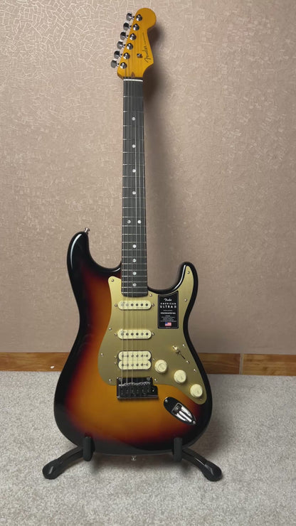 Fender American Ultra II Stratocaster HSS with Ebony FB in Ultraburst US240020831