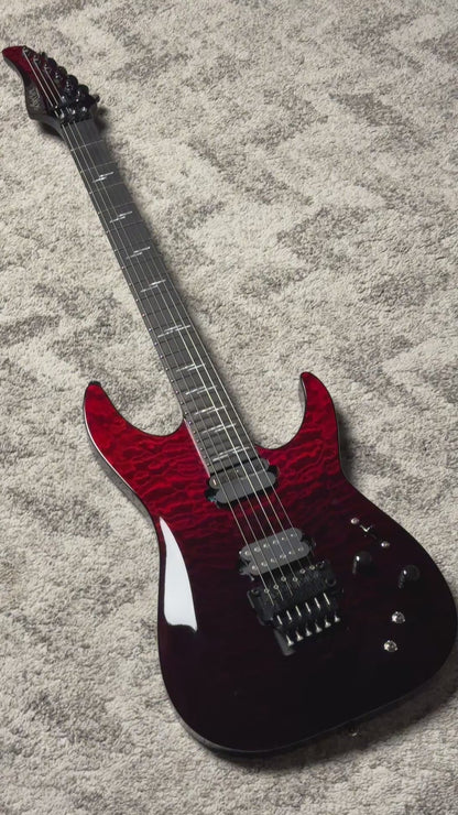 Schecter C-1 FR S SLS Elite in Blood Burst W26010957