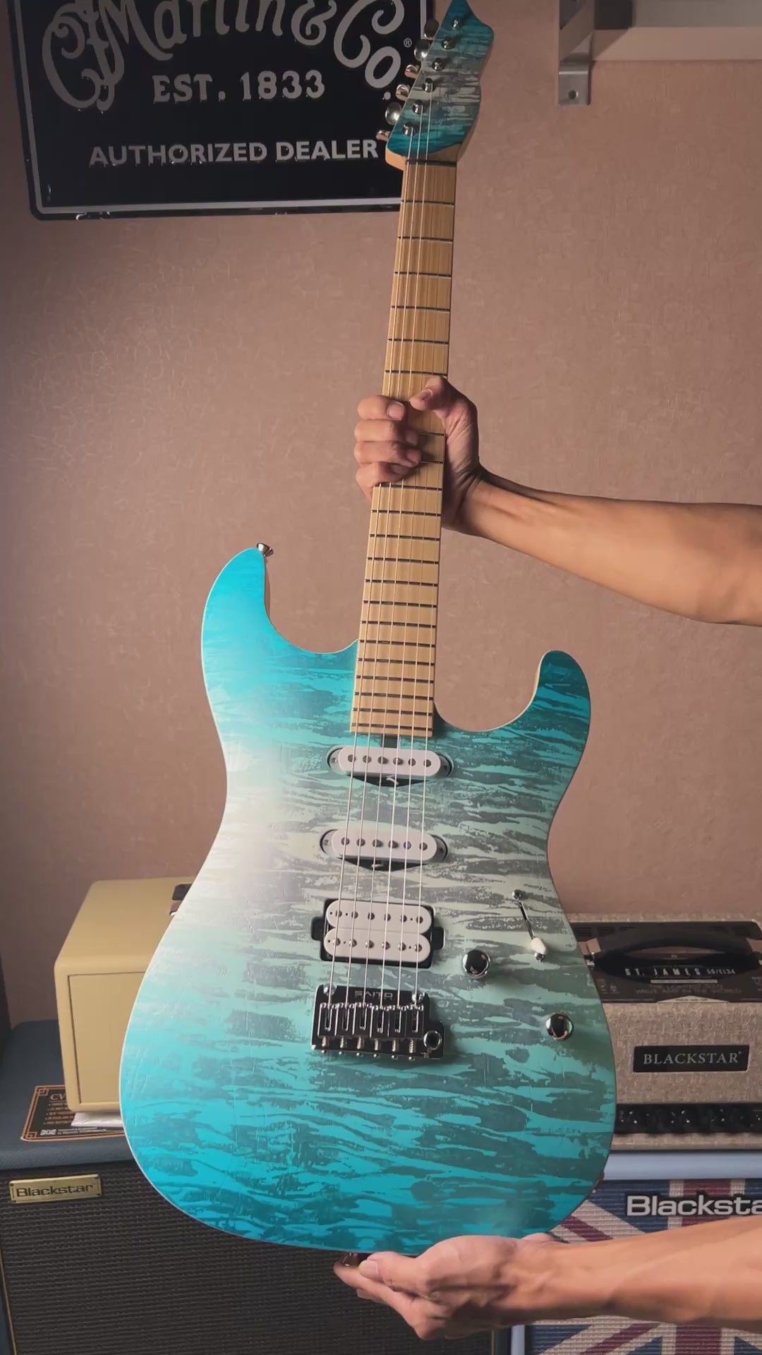 ギター Saito Guitars S-622CS SSH Saito S-622 SSH with Maple in Kannagi 253201 – nafiriguitar.com