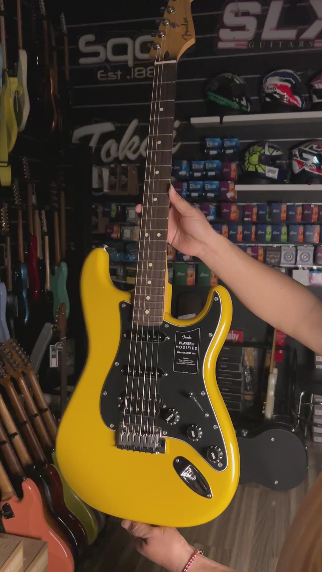 Fender Player II Modified Stratocaster HSS with RW FB in Sunshine